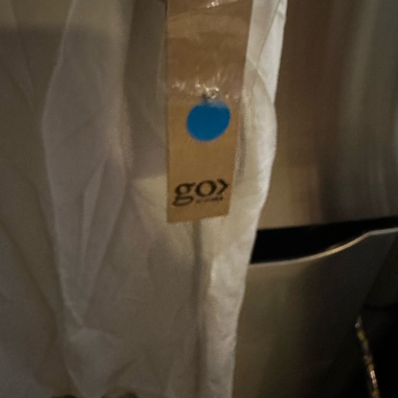 NwT Go silk crème sleeveless washable silk top small - Picture 3 of 6